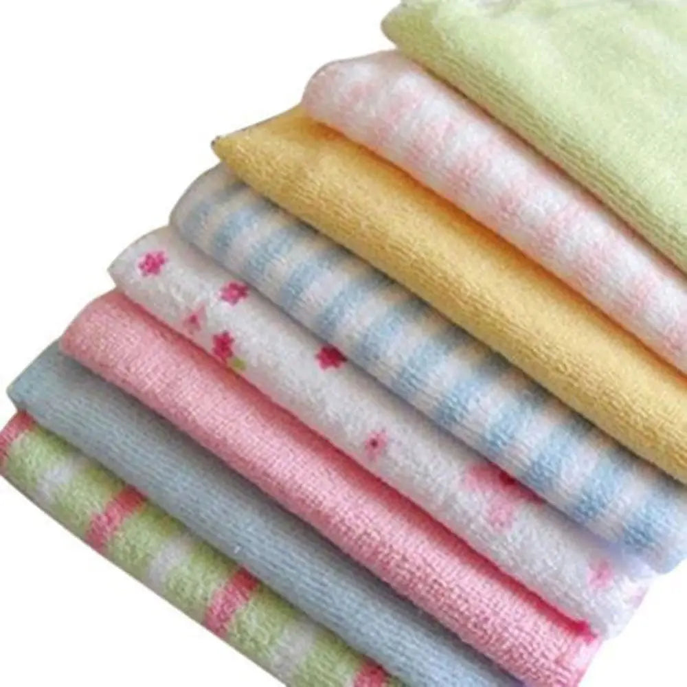 2017 Brand New 8Pcs New Soft Baby Kids Children Infant Toddler Newborn Boy Girl Bath Towel Lovely Soft Washcloth Wipe