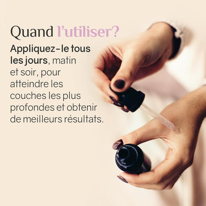 Sérum Visage Avec Bakuchiol, Le Rétinol Végétal. Serum anti Rides Concentré Pour Femmes, Améliore La Texture De La Peau. Avec De L’Acide Hyaluronique, Convient Aux Peaux Sensibles