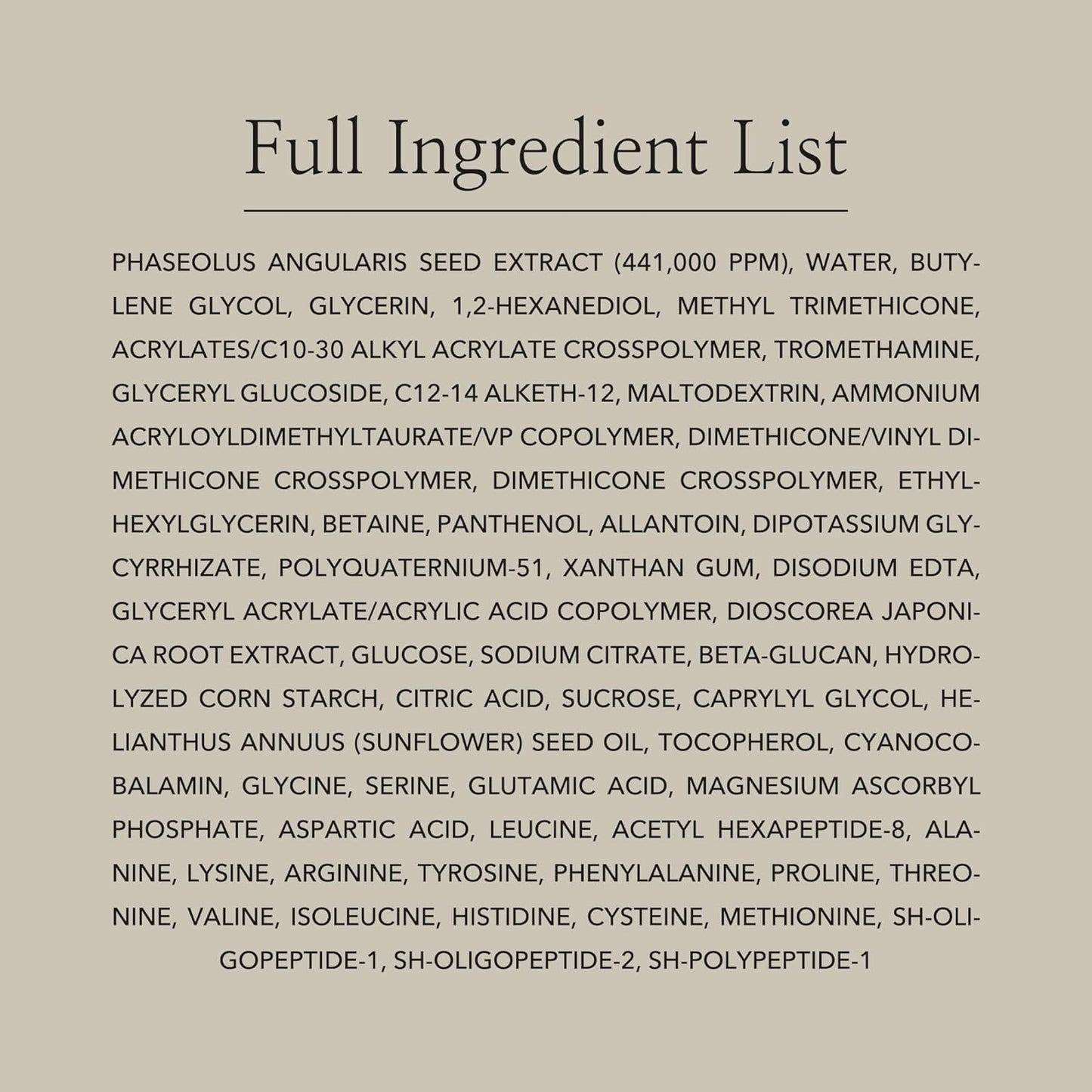 Gel Idratante Ai Fagioli Rossi 100 Ml, 3,38 Fl.Oz