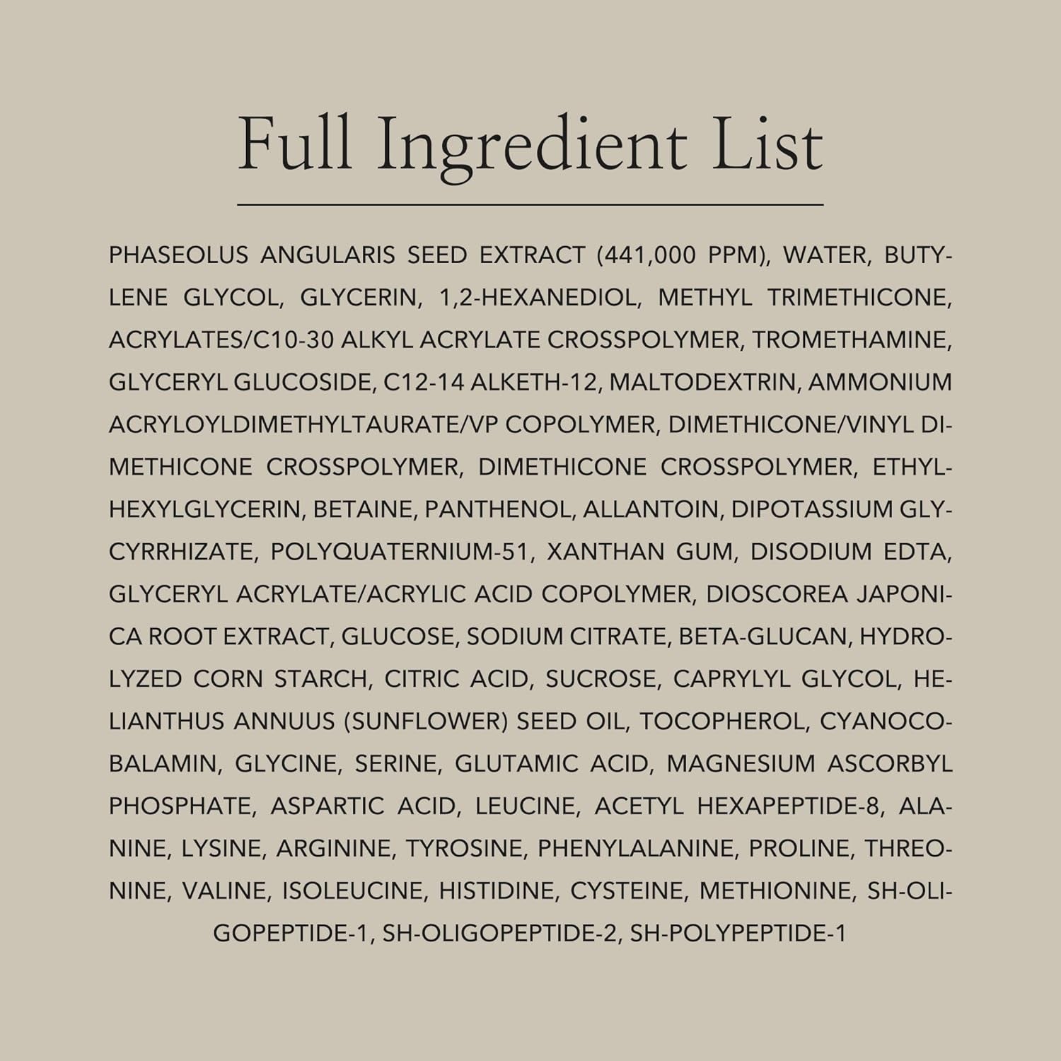 Gel Idratante Ai Fagioli Rossi 100 Ml, 3,38 Fl.Oz