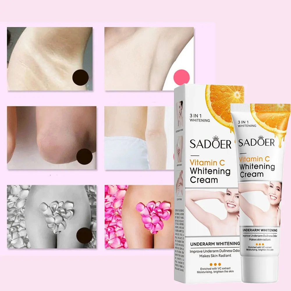 Vitamin C Body Lotion Moisturizing Armpit Body Care Nourishing anti Drying Tender Smooth Exfoliating Creams Skin Care