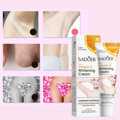 Vitamin C Body Lotion Moisturizing Armpit Body Care Nourishing anti Drying Tender Smooth Exfoliating Creams Skin Care