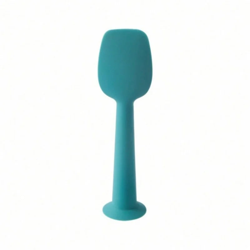 Baby Diaper Cream Applicator Silicone Scraper Scraper Butt Spatula Applicator with Suction Cup Silicone Applicator Care Tool