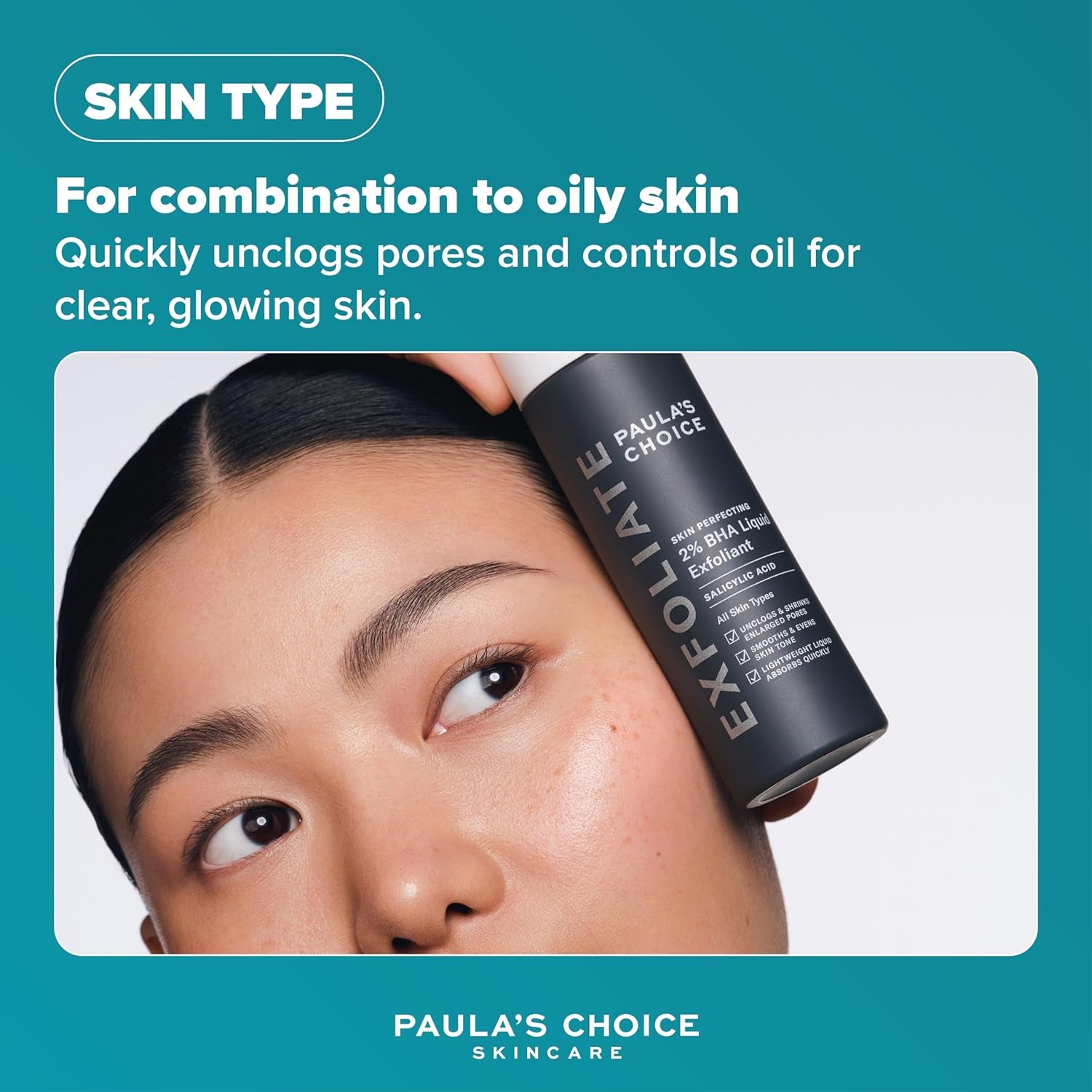 SKIN PERFECTING 2% BHA Esfoliante Liquido - Peeling Viso Con Acido Salicilico - Combatte Imperfezioni, Punti Neri & Brufoli - Ridurre I Pori - Pelli Miste O Grasse - 118 Ml