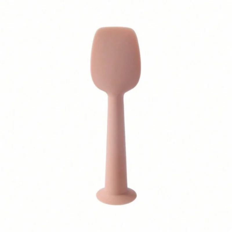 Baby Diaper Cream Applicator Silicone Scraper Scraper Butt Spatula Applicator with Suction Cup Silicone Applicator Care Tool