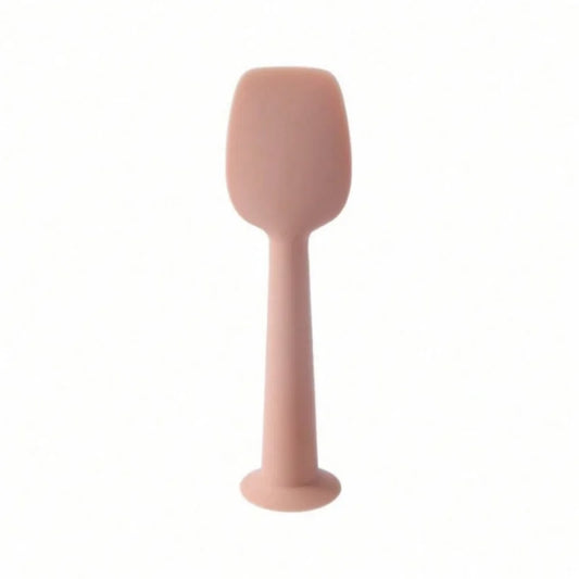 Baby Diaper Cream Applicator Silicone Scraper Scraper Butt Spatula Applicator with Suction Cup Silicone Applicator Care Tool