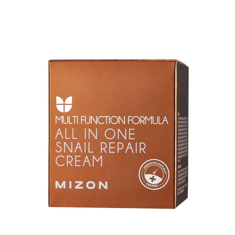 [MIZON] SNAIL ALL in ONE REPAIR CREAM (75Ml) Korean Skincare - Mit Schneckenschleimextrakt - Anti-Aging -Hautunreinheitenpflege…