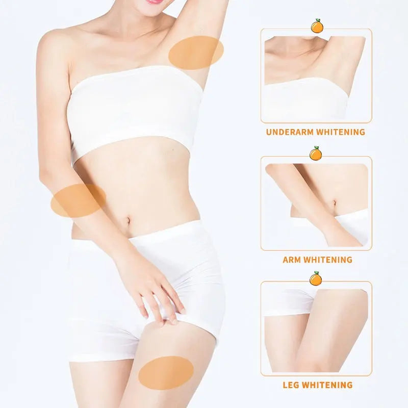 Vitamin C Body Lotion Moisturizing Armpit Body Care Nourishing anti Drying Tender Smooth Exfoliating Creams Skin Care