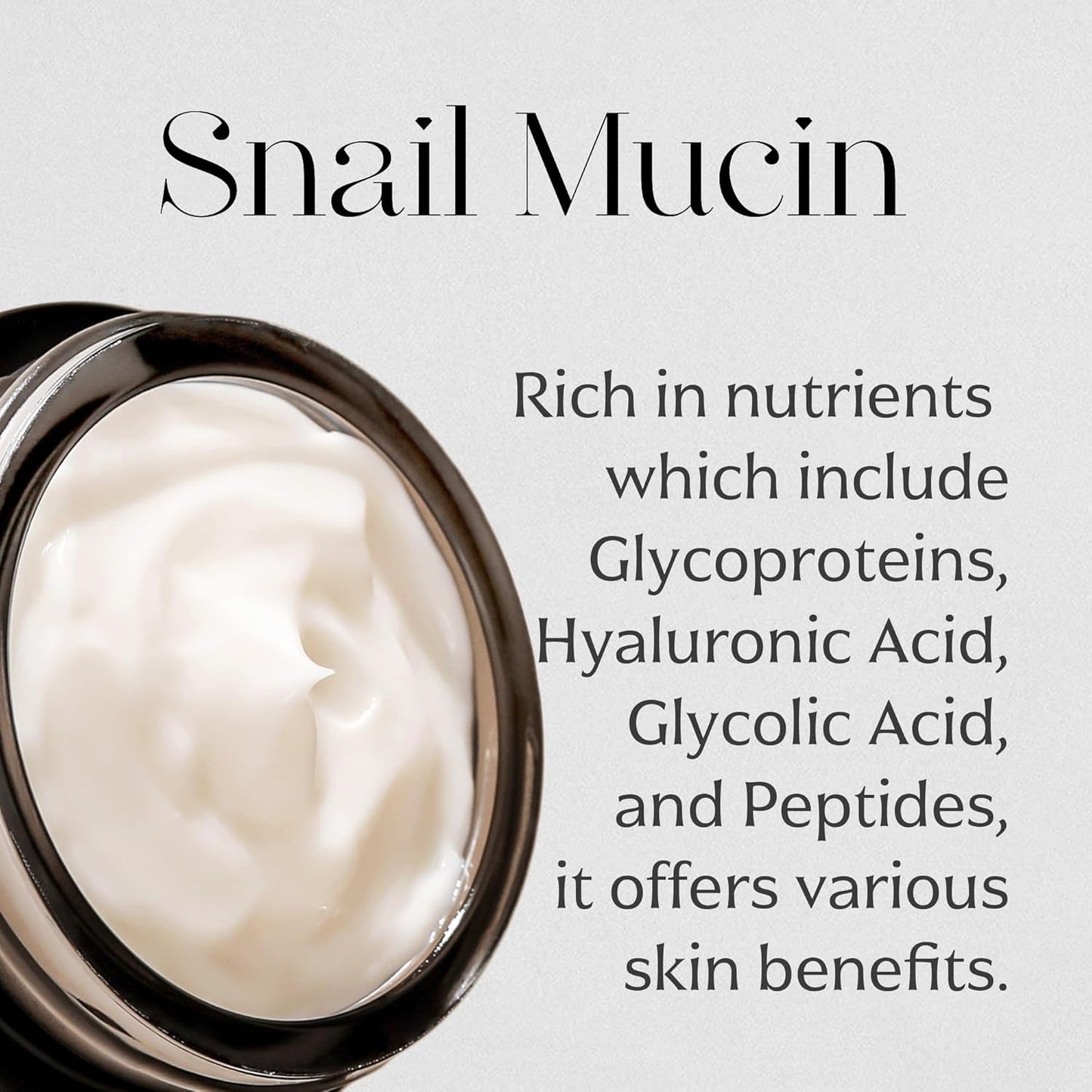 [] Crema Alla Bava Di Lumaca Nera (35Ml) Crema Premium; Trattamento Anti-Invecchiamento; Cosmetico Coreano Con Estratti Di Piante E Mucina Di Lumaca Nera (All in One Black Snail Cream)