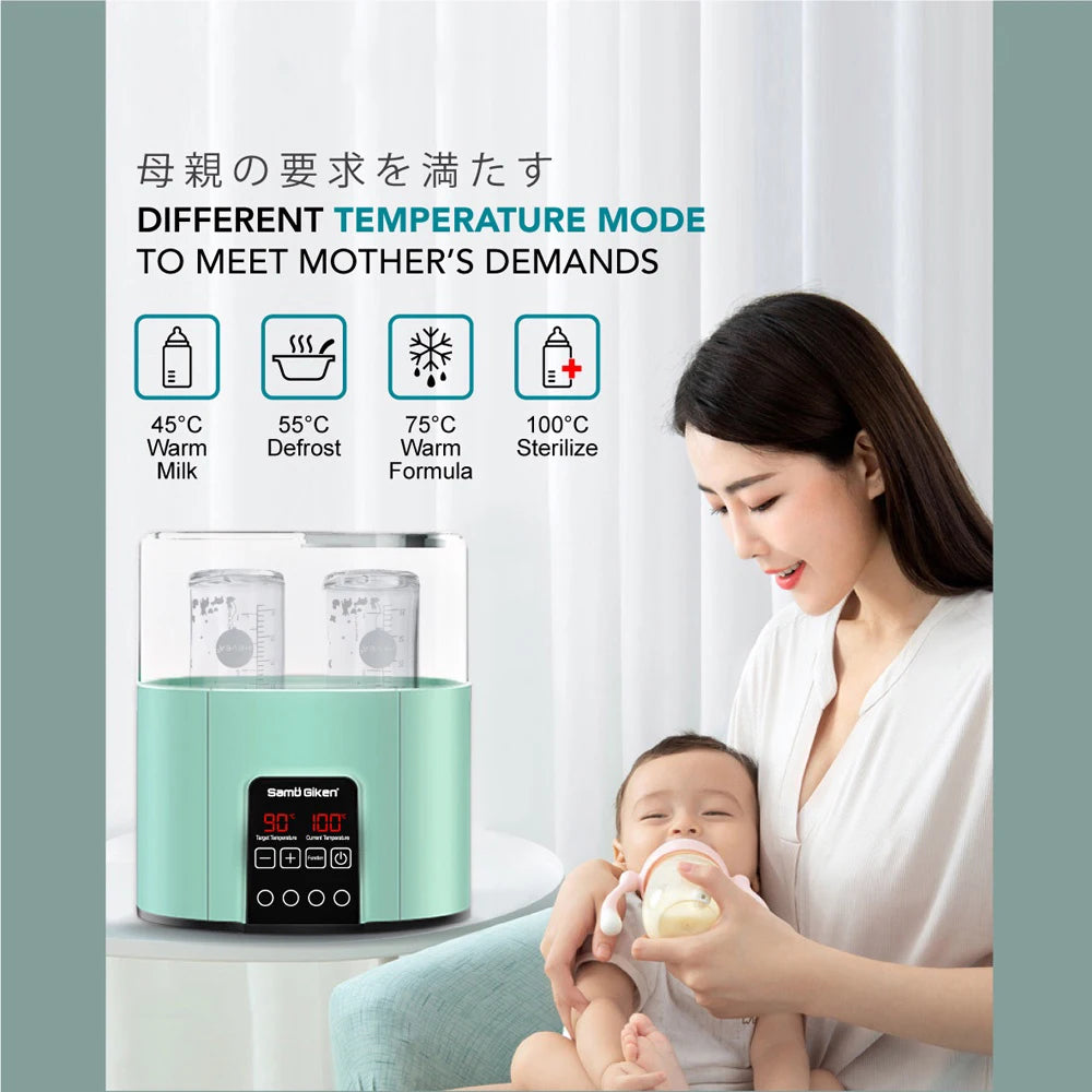 Baby Bottle Warmer Multifunction Fast Baby Accessories Food Heater Milk Warmer Steriliser with Accurate Temperature Control