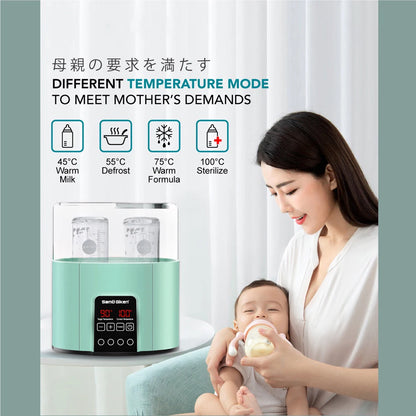 Baby Bottle Warmer Multifunction Fast Baby Accessories Food Heater Milk Warmer Steriliser with Accurate Temperature Control