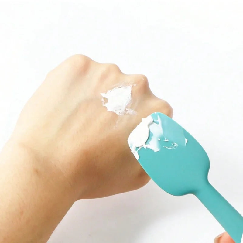 Baby Diaper Cream Applicator Silicone Scraper Scraper Butt Spatula Applicator with Suction Cup Silicone Applicator Care Tool