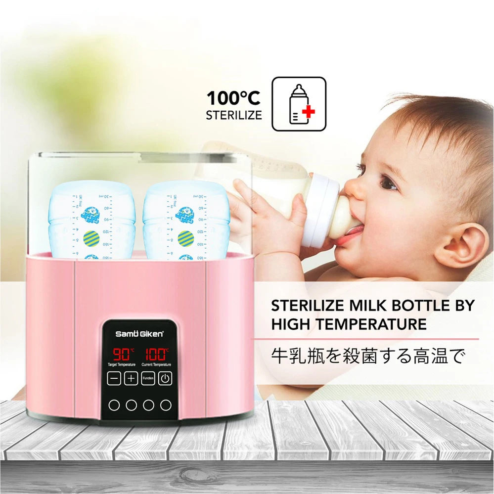 Baby Bottle Warmer Multifunction Fast Baby Accessories Food Heater Milk Warmer Steriliser with Accurate Temperature Control