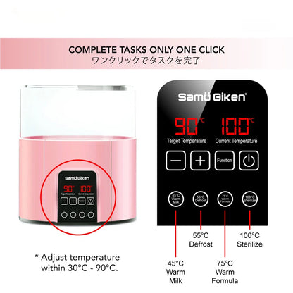 Baby Bottle Warmer Multifunction Fast Baby Accessories Food Heater Milk Warmer Steriliser with Accurate Temperature Control