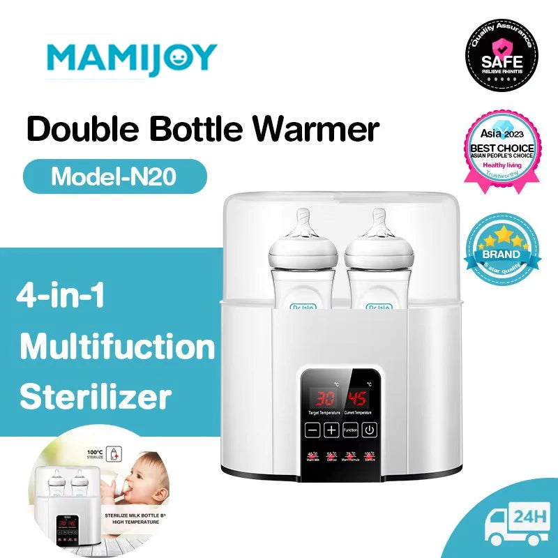 Baby Bottle Warmer Multifunction Fast Baby Accessories Food Heater Milk Warmer Steriliser with Accurate Temperature Control