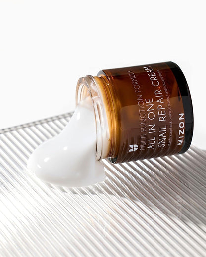 [MIZON] SNAIL ALL in ONE REPAIR CREAM (75Ml) Korean Skincare - Mit Schneckenschleimextrakt - Anti-Aging -Hautunreinheitenpflege…