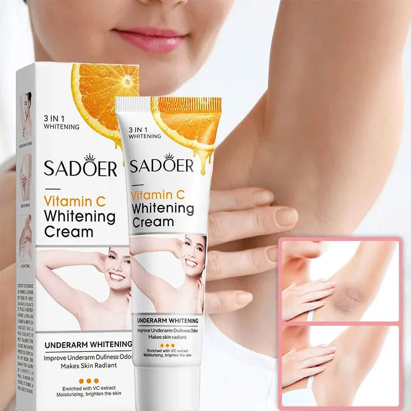 Vitamin C Body Lotion Moisturizing Armpit Body Care Nourishing anti Drying Tender Smooth Exfoliating Creams Skin Care