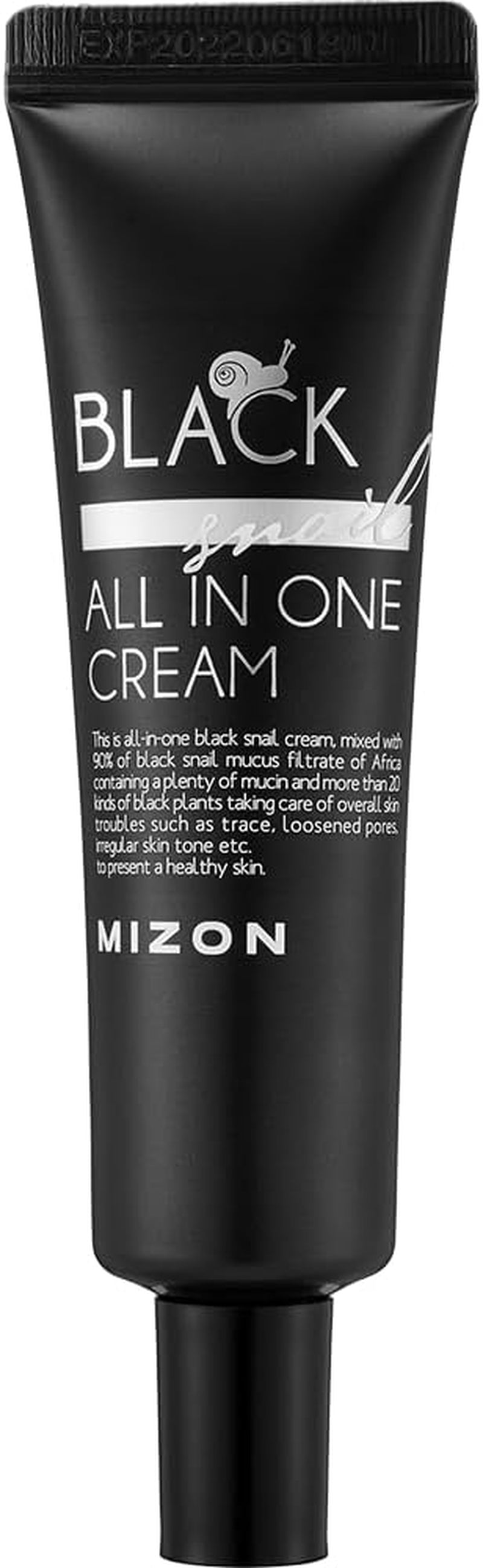 [] Crema Alla Bava Di Lumaca Nera (35Ml) Crema Premium; Trattamento Anti-Invecchiamento; Cosmetico Coreano Con Estratti Di Piante E Mucina Di Lumaca Nera (All in One Black Snail Cream)