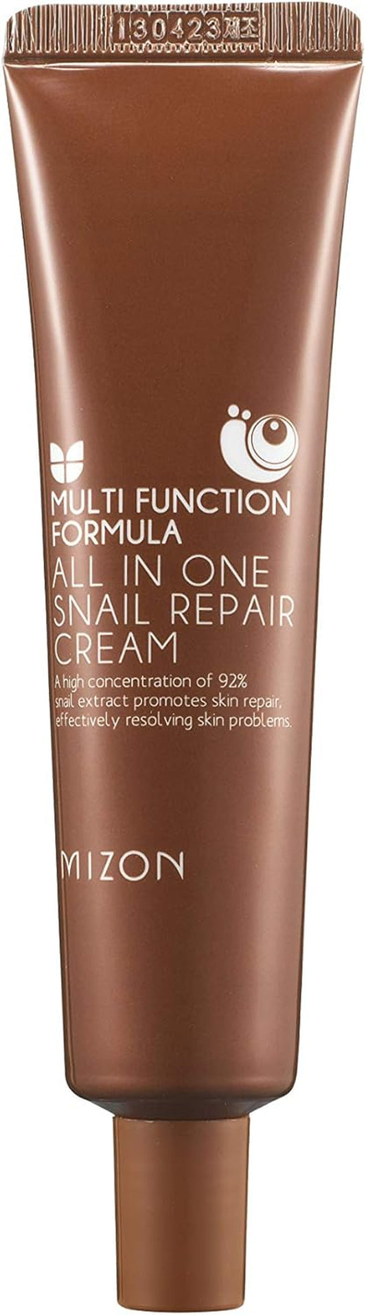 [] Crema Idratante Con Estratto Di Bava Di Lumaca (35Ml) Idratazione Intensa, Anti-Età, Ripristino Della Pelle, Assorbimento Veloce, Cosmetico Coreano (All in One Snail Repair Cream)