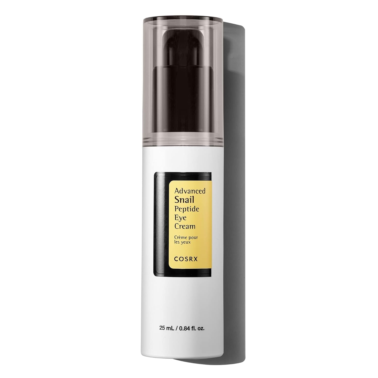 COSRX Snail Peptide Eye Cream Mit 73,7% Schneckenschleim Und Hyaluronsäure - Aufhellende Anti-Aging Korean Augencreme Gegen Feine Linien Und Dunkle Kreise, 25Ml, Korean Skincare