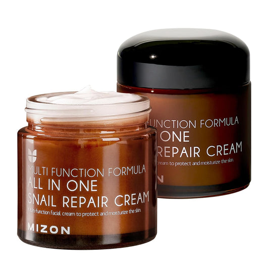 [MIZON] SNAIL ALL in ONE REPAIR CREAM (75Ml) Korean Skincare - Mit Schneckenschleimextrakt - Anti-Aging -Hautunreinheitenpflege…