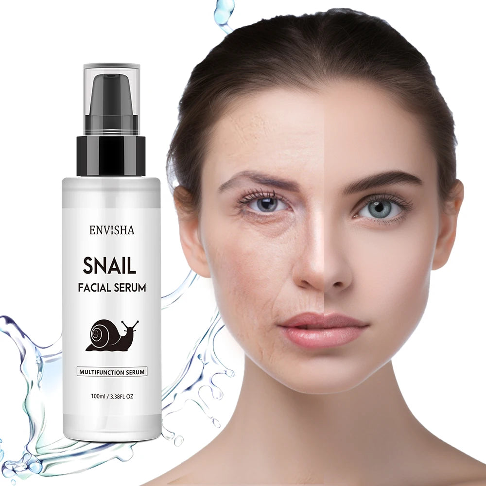 Snail Collagen Face Serum Facial Skin Care Anti-Aging Wrinkle Moisturizing Whitening Firming Skin Essence Shrink Pores