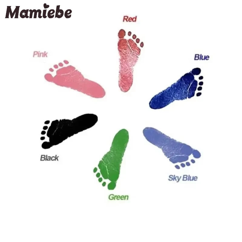 Non-Toxic Baby Handprint Kit: Capture Newborn Footprints & Handprints - Perfect for Baby Souvenirs and Gifts Baby Handprint