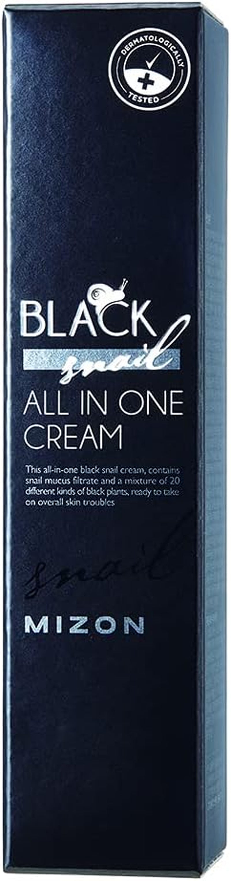 [] Crema Alla Bava Di Lumaca Nera (35Ml) Crema Premium; Trattamento Anti-Invecchiamento; Cosmetico Coreano Con Estratti Di Piante E Mucina Di Lumaca Nera (All in One Black Snail Cream)