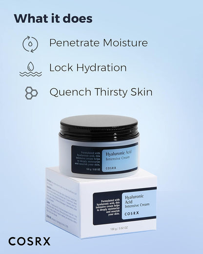 Ultimate Hydration Repair Duo - Hyaluronic Acid Intensive Cream + Snail Mucin 96% Essence, Long-Lasting Intense Hydration and Skin Repair Care