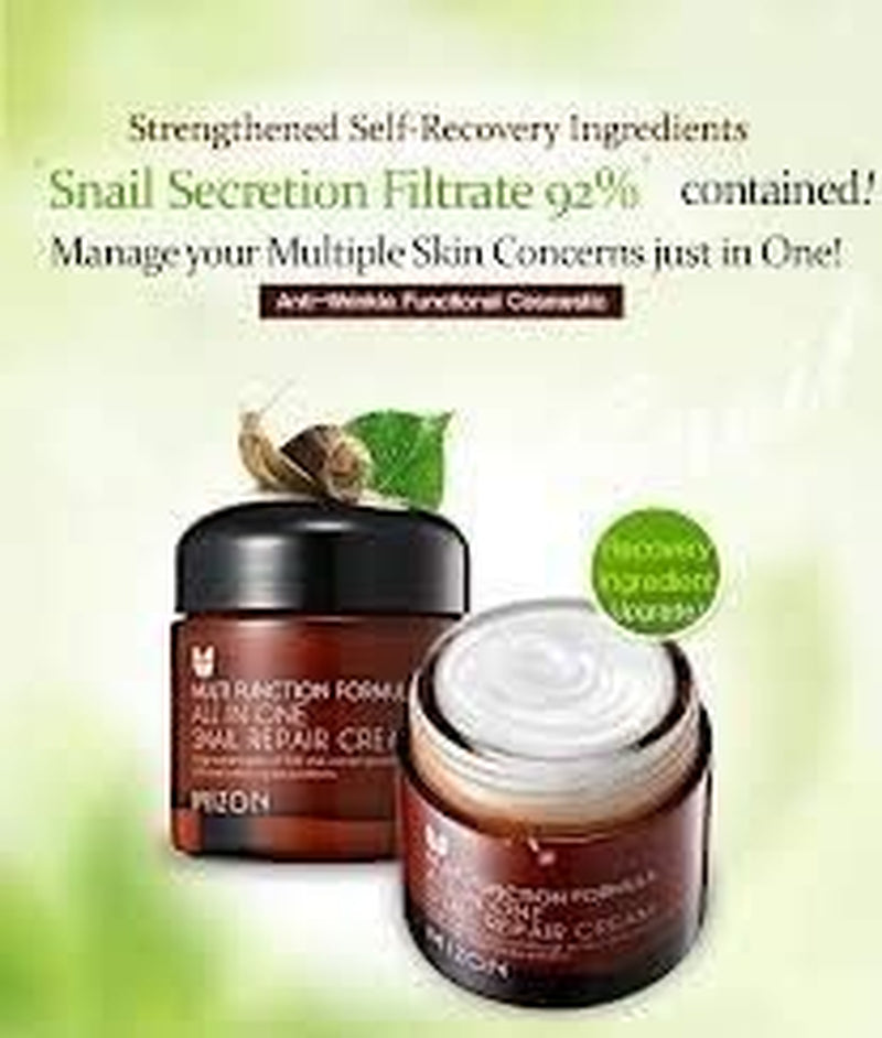 [] Crema Idratante Con Estratto Di Bava Di Lumaca (35Ml) Idratazione Intensa, Anti-Età, Ripristino Della Pelle, Assorbimento Veloce, Cosmetico Coreano (All in One Snail Repair Cream)