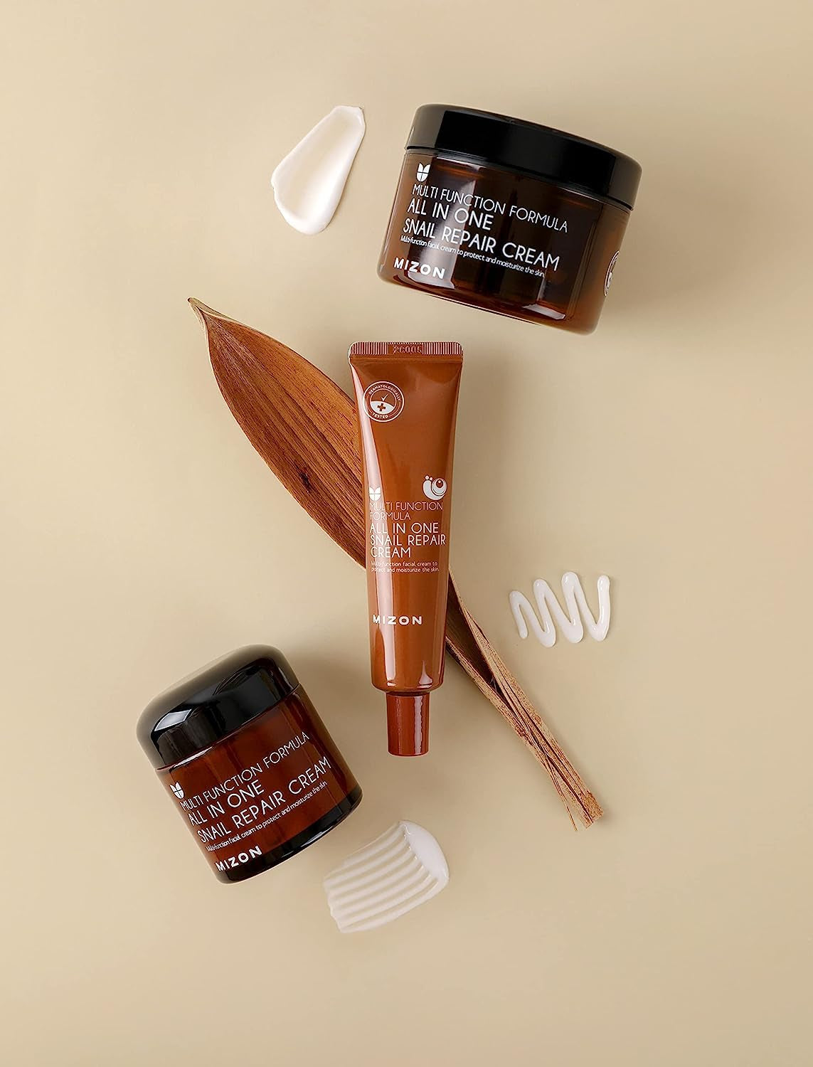[MIZON] SNAIL ALL in ONE REPAIR CREAM (75Ml) Korean Skincare - Mit Schneckenschleimextrakt - Anti-Aging -Hautunreinheitenpflege…