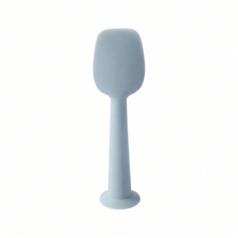 Baby Diaper Cream Applicator Silicone Scraper Scraper Butt Spatula Applicator with Suction Cup Silicone Applicator Care Tool