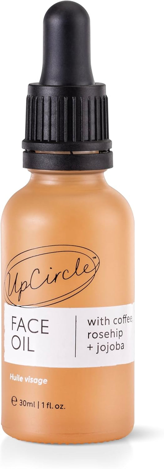 Organic Face Oil with Coffee, Rosehip + Jojoba 30Ml - Natural Hydrating Facial Oil - Vitamin C, Rosehip Oil Fades Dark Spots + Sea Buckthorn Keeps Skin Supple - Vegan + Cruelty-Free