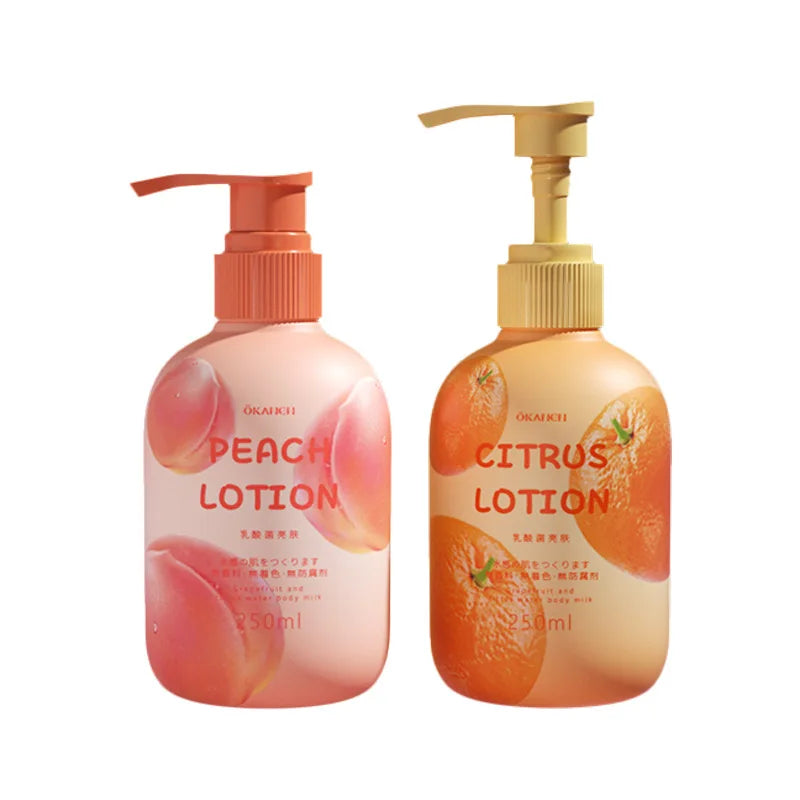 250Ml Niacinamide Body Milk Pomelo Citrus Lactic Acid Bacteria Brightening Body Cream Soft and Moisturizing Body Care
