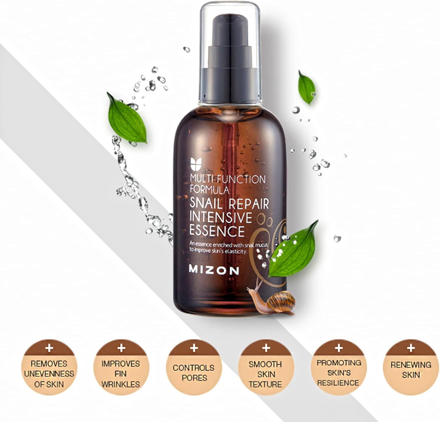 [] Essenza Riparazione Intensiva Con Estratto Di Lumaca (100Ml) Estratto Rivitalizzante Di Bava Di Lumaca {Snail Repair Intensive Essence}