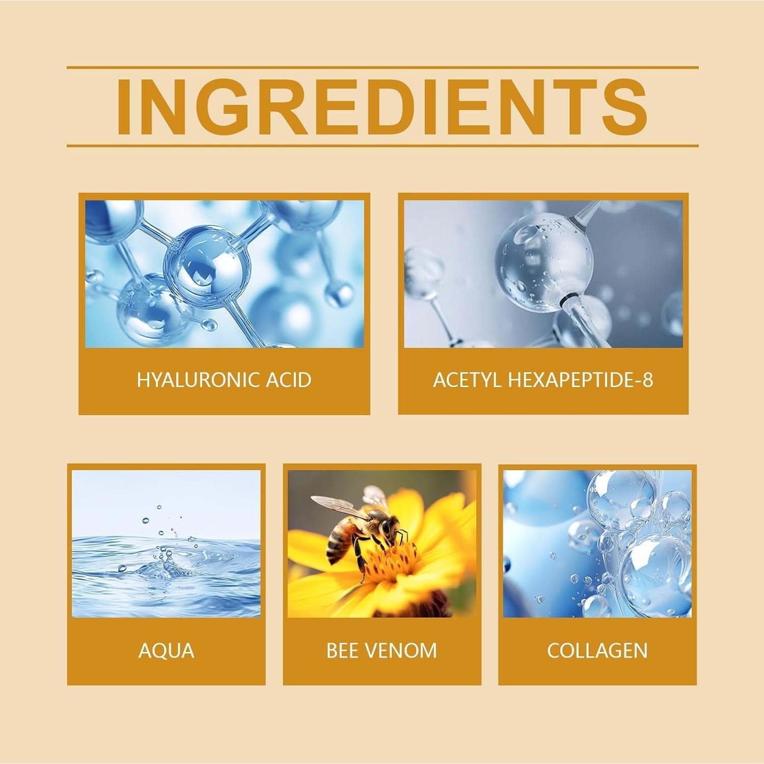 2025 Bienengift Anti-Falten-Creme, Neuer Bienengift-Faltenentfernungscreme, Anti-Falten-Feuchtigkeitscreme Für Gesicht Und Hals, Bee Venom Anti-Falten-Creme Für Alle Hauttypen (3)
