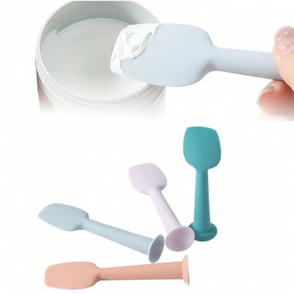 Baby Diaper Cream Applicator Silicone Scraper Scraper Butt Spatula Applicator with Suction Cup Silicone Applicator Care Tool