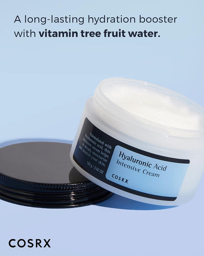 Ultimate Hydration Repair Duo - Hyaluronic Acid Intensive Cream + Snail Mucin 96% Essence, Long-Lasting Intense Hydration and Skin Repair Care